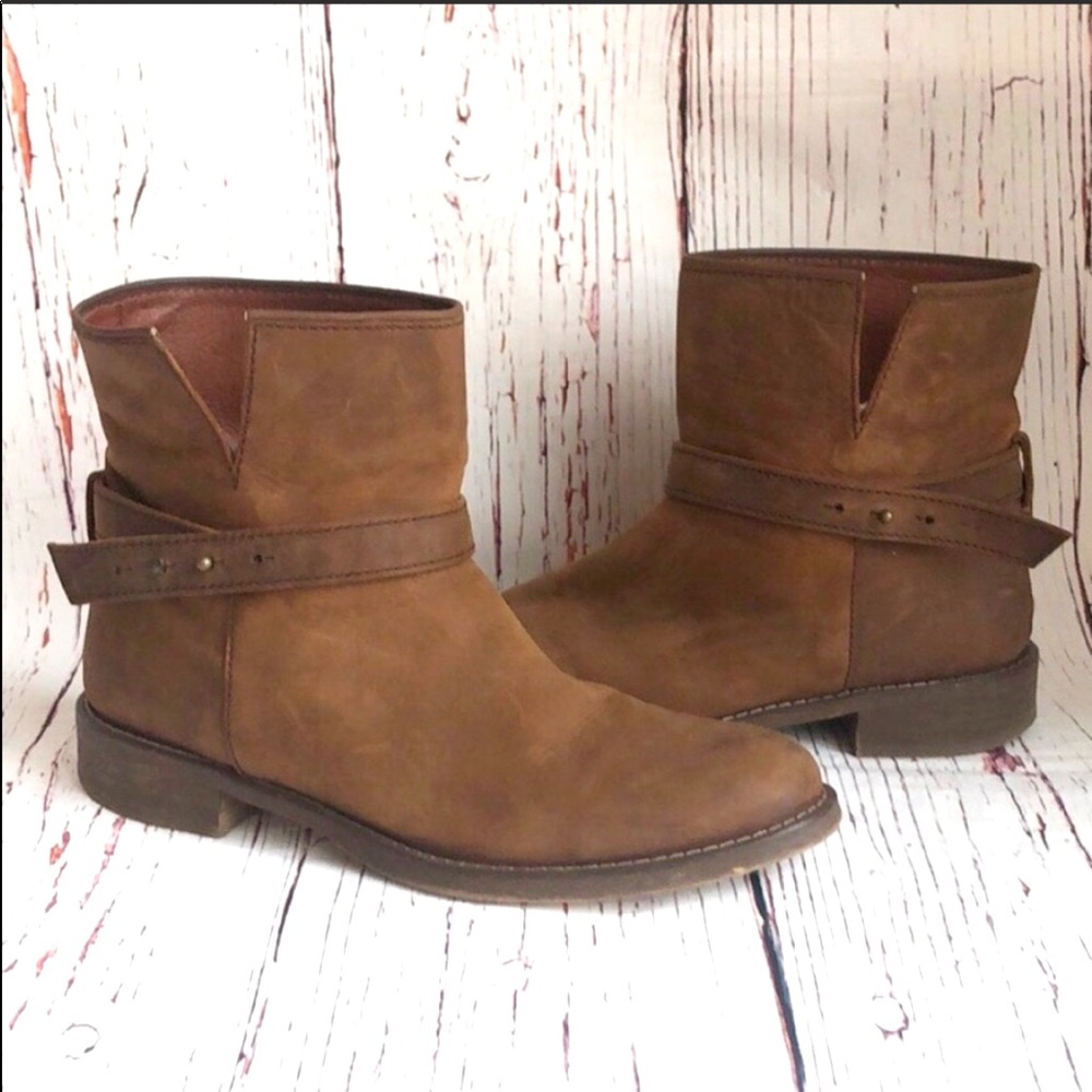 Madewell short biker boots